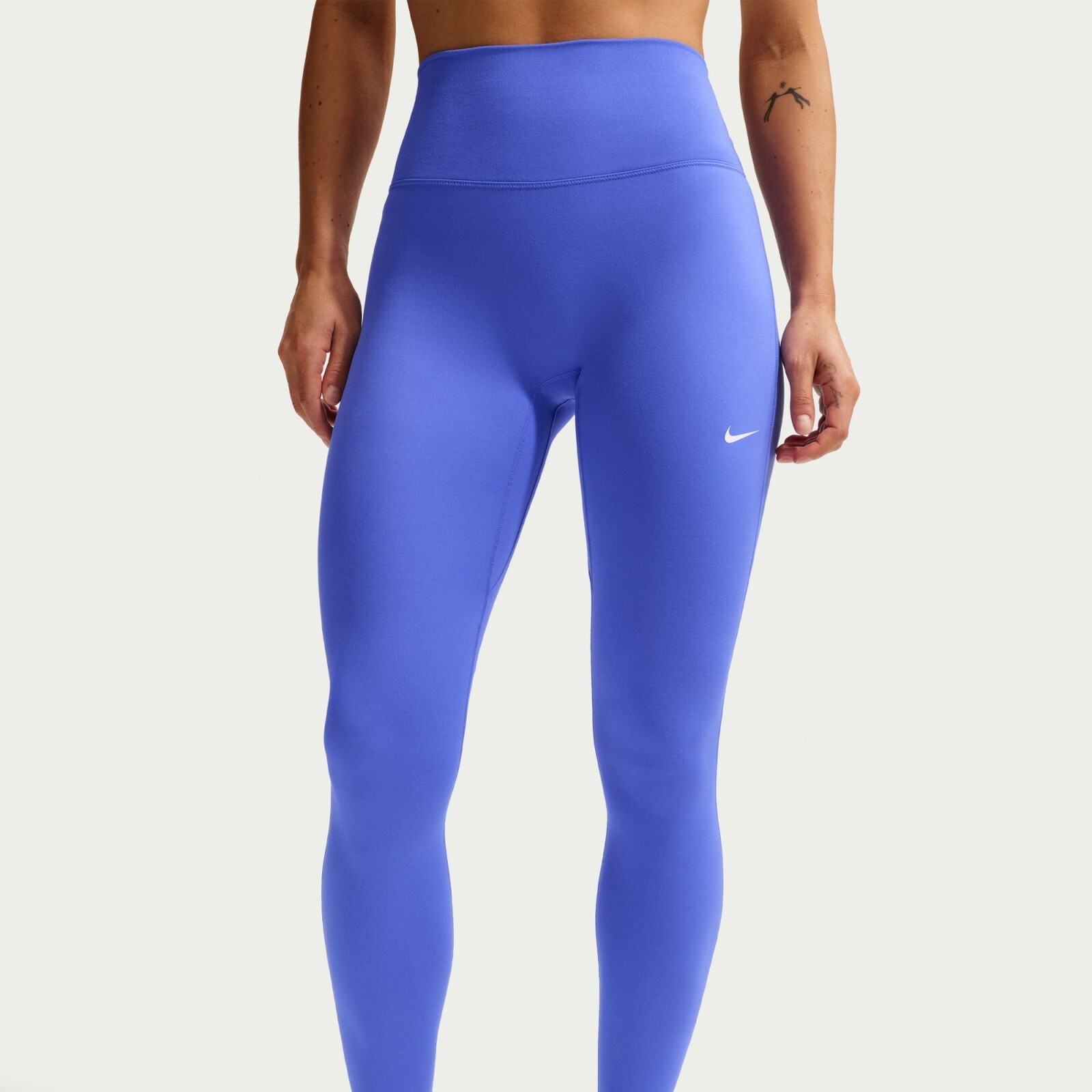 Nike One Seamless Front Womens High-Waisted Full-Length Leggings L