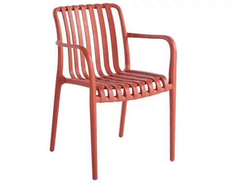 Zahradní židle s područkami Pixa, terracota