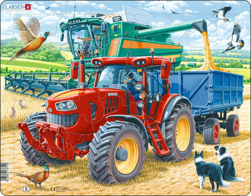 Puzzle Traktor a kombajn