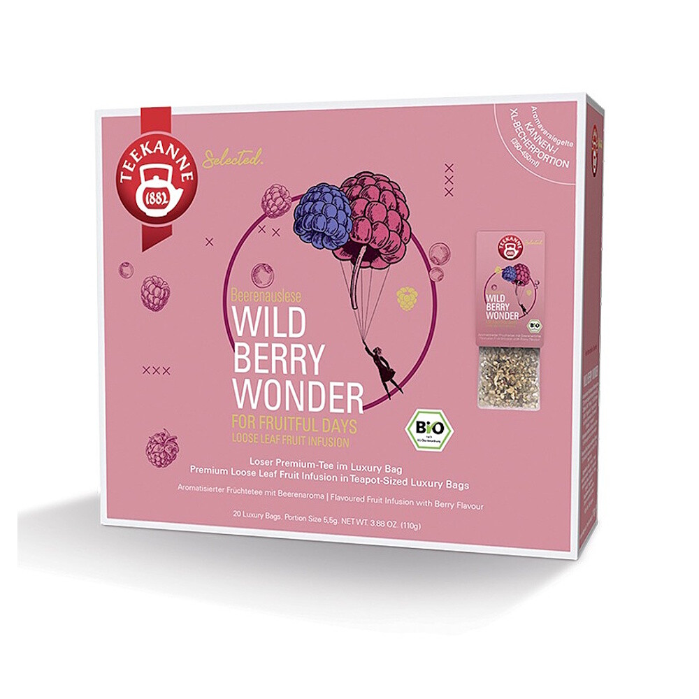 TEEKANNE Luxury bag wild berry wonder ovocný čaj 20 sáčků