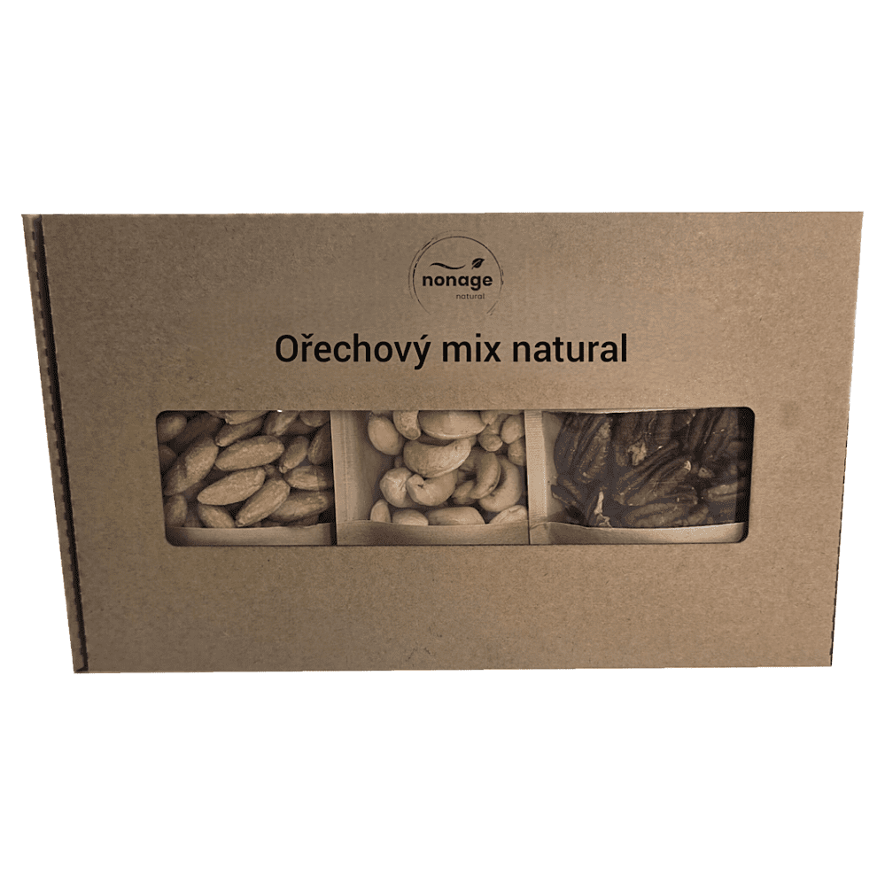 NONAGE Ořechový mix natural dárkový set 300 g