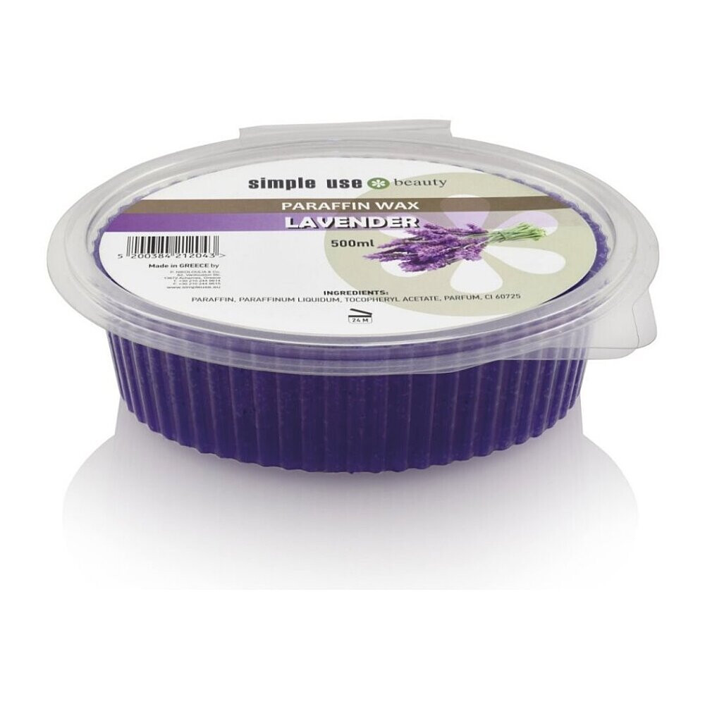 SIMPLE USE BEAUTY Parafínový zábal Levandule 500 g