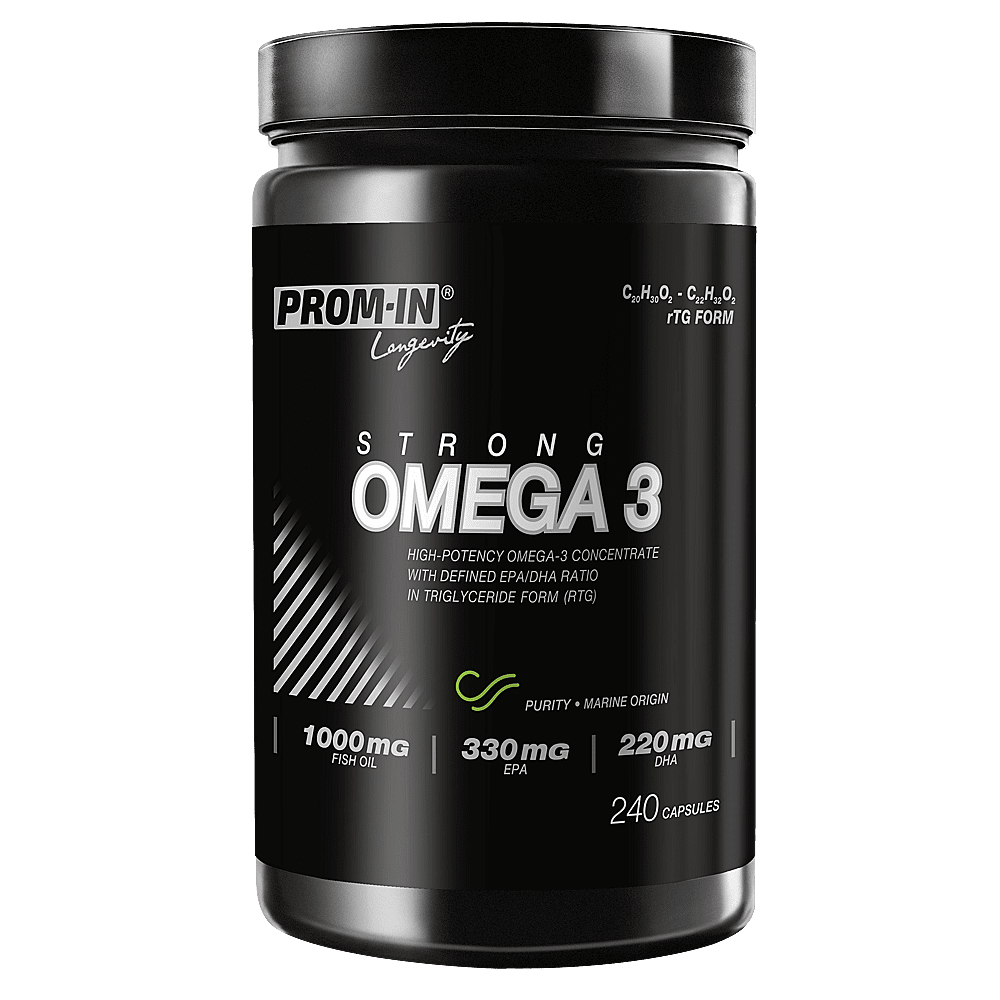 PROM-IN Omega 3 strong 240 kapslí