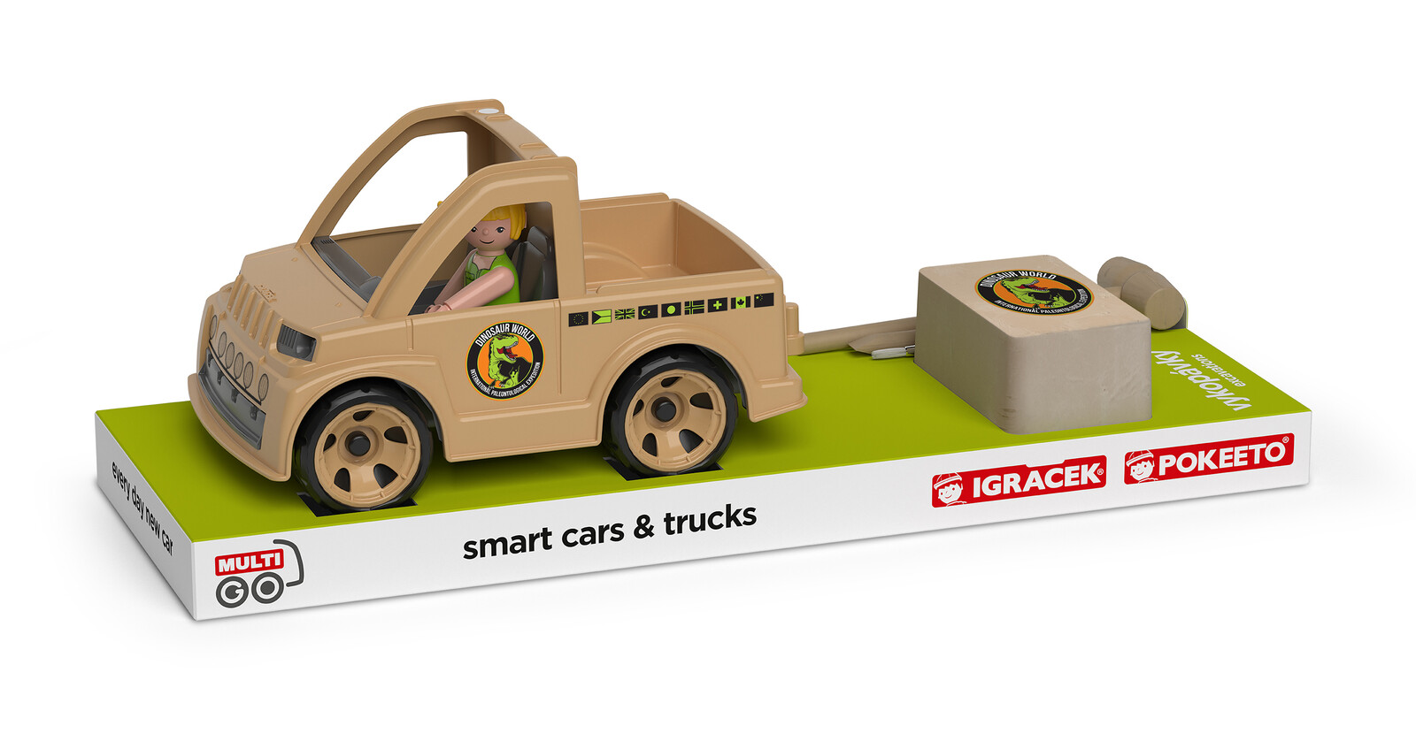 MultiGO Expedice Prehistoric - Igráček paleontolog, pickup, vykopávka