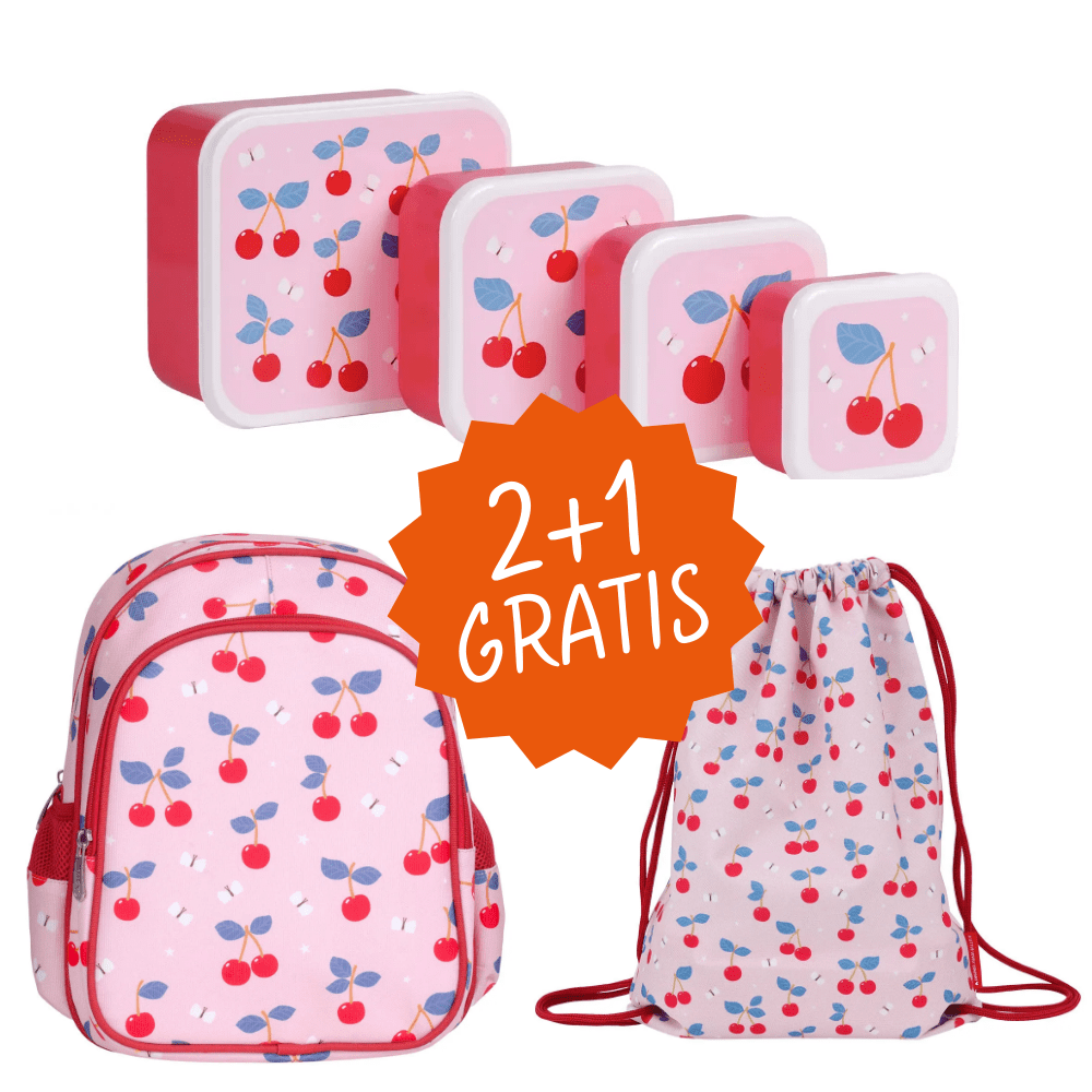 Malý balíček A Little Lovely Company Třešně + sportovní pytel ZDARMA