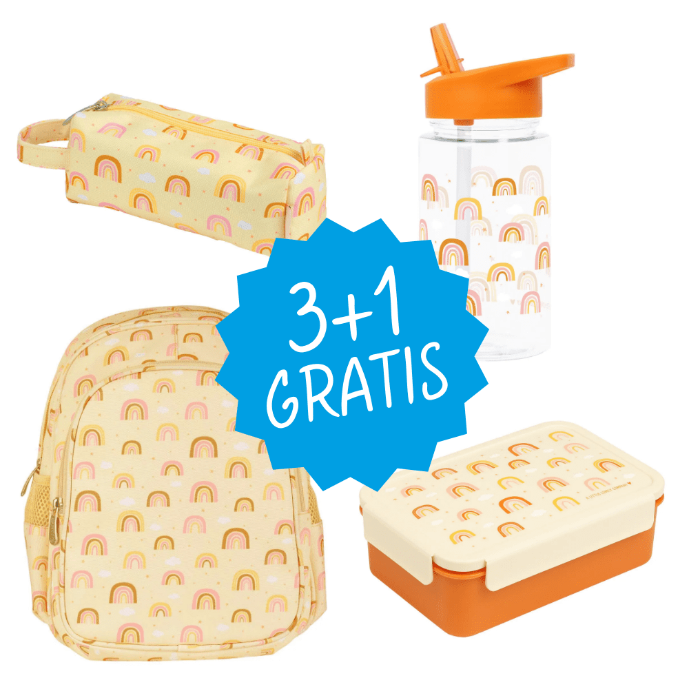 Velký balíček A Little Lovely Company Duha + lahev ZDARMA