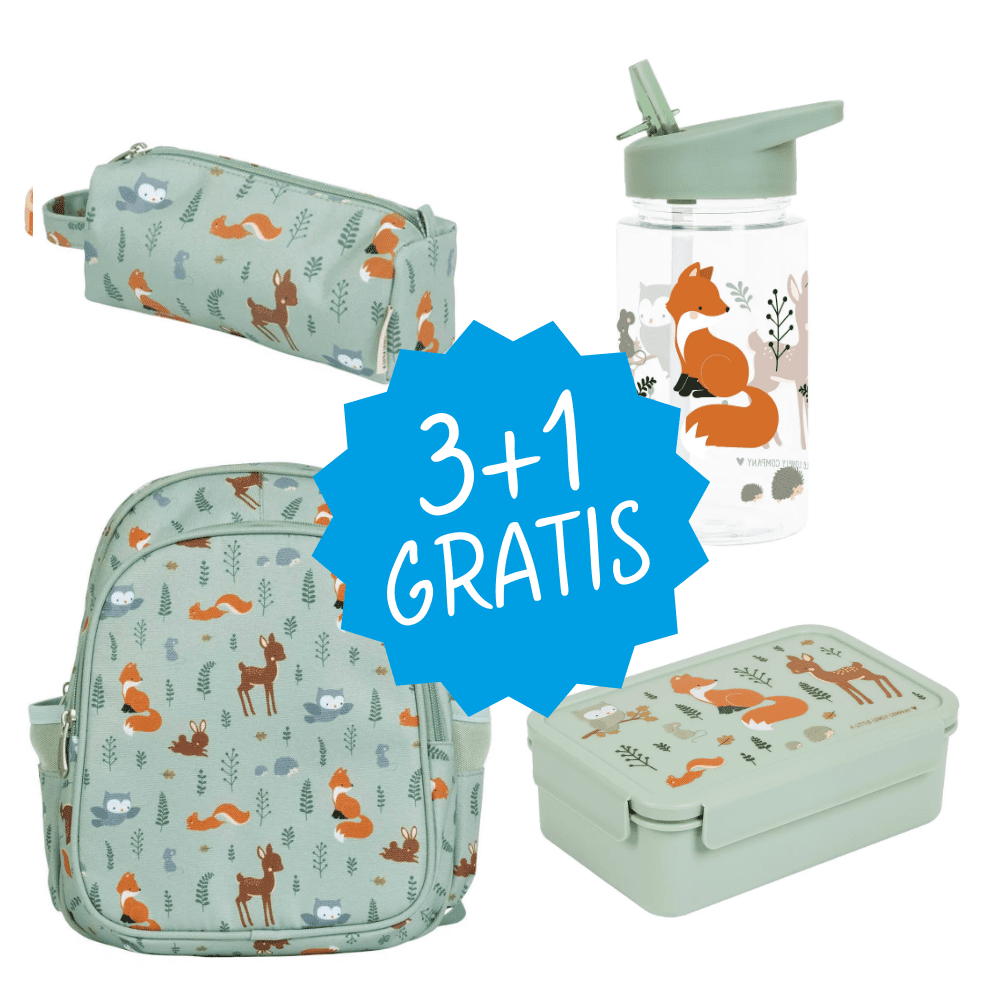 Velký balíček A Little Lovely Company Kamarádi z lesa + lahev ZDARMA