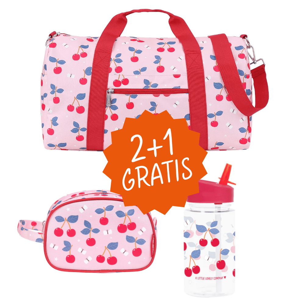 Cestovní balíček A Little Lovely Company Třešně + lahev ZDARMA