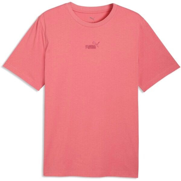 Puma ESSENTIALS SMALL NO.1 LOGO CENTERED TEE Pánské tričko, růžová, velikost