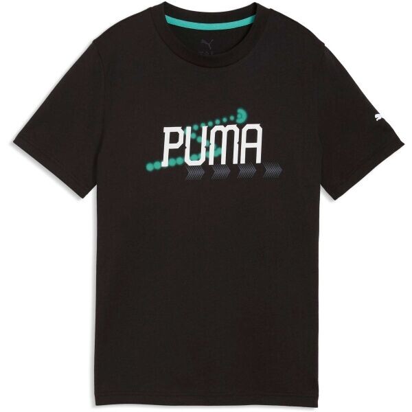 Puma ACTIVE SPORTS BIG GRAPHIC TEE B Chlapecké triko, černá, velikost