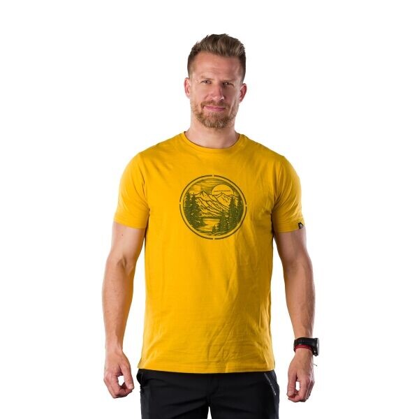 Northfinder NEPTUN Pánské sportovní tričko, žlutá, velikost