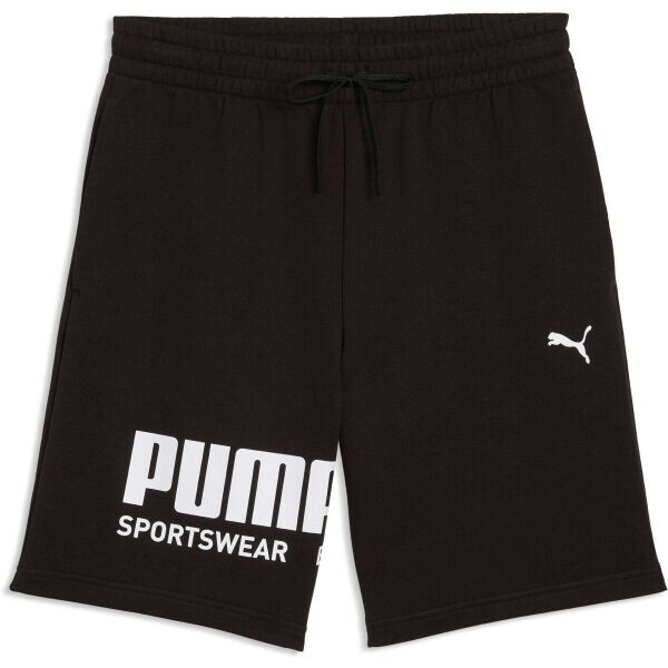 Puma SPORT GRAPHIC SHORTS TR Pánské šortky, černá, velikost
