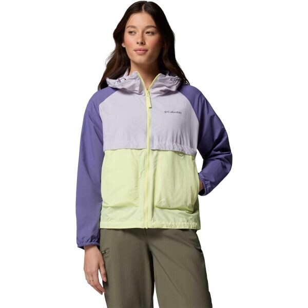 Columbia SPIRE VALLEY™ WINDBREAKER Dámská outdoorová bunda, fialová, velikost