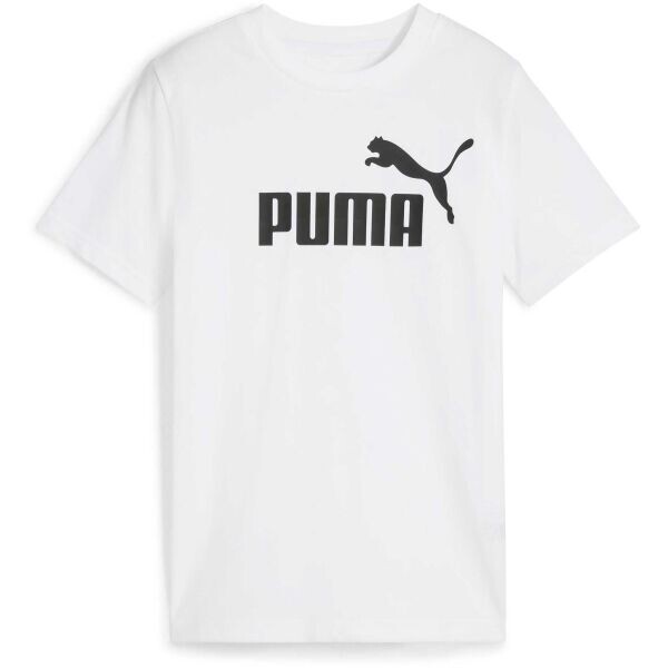 Puma ESSENTIALS N0. 1 LOGO TEE B Chlapecké triko, bílá, velikost