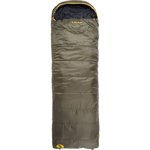 LOAP BLOCK Spací pytel, zelená, velikost 220 cm - levý zip