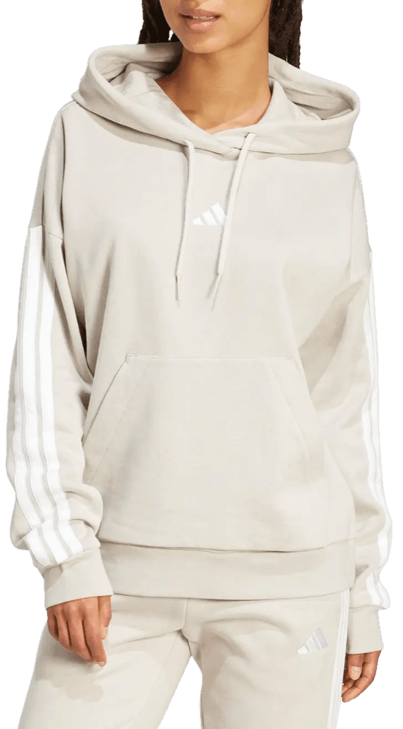 Mikina s kapucí adidas  Essentials 3-Stripes Fleece Hoody Women