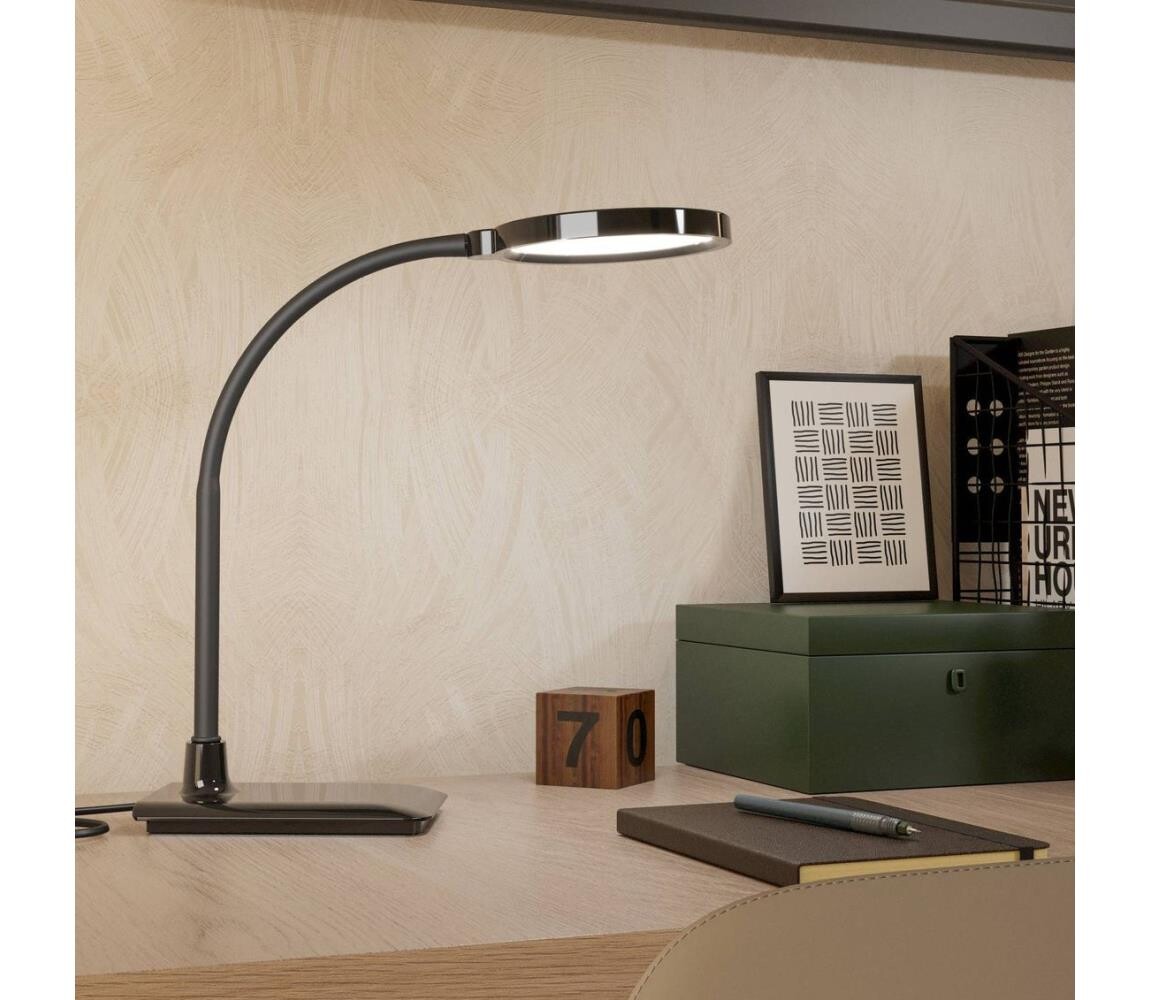 Eglo 902175 - LED Stm. stolní lampa LAURO LED/5,5W/230V 2700/4000/6500K černá 902175