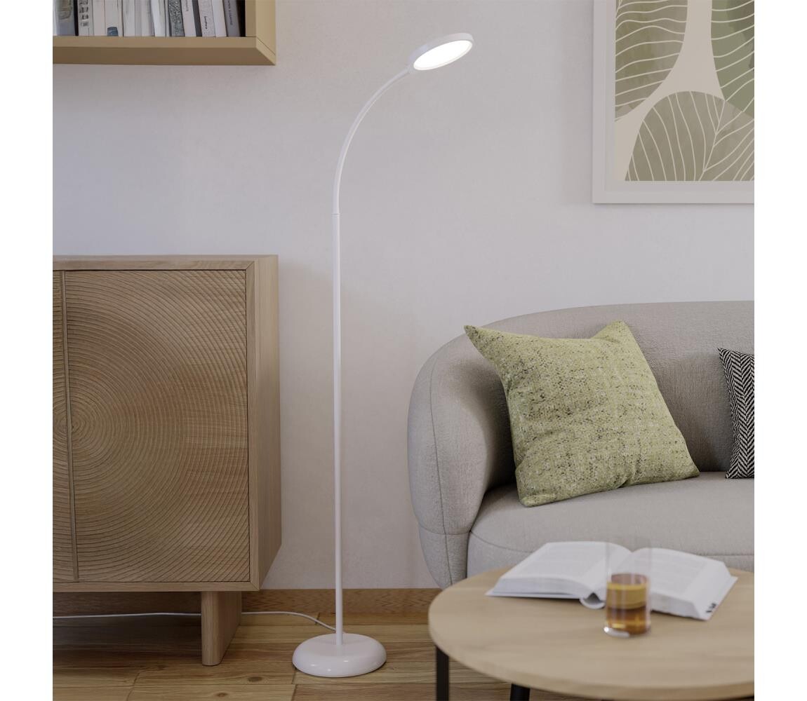 Eglo 902179 - LED Stm. stojací lampa LAURO LED/5,5W/230V 2700/4000/6500K bílá 902179