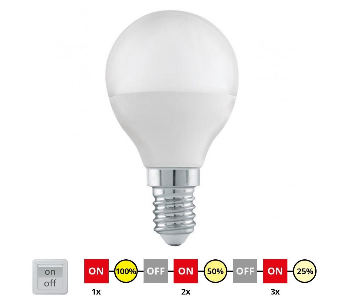 LED Stmívatelná žárovka P45 E14/6W/230V 3000K - Eglo 54835 54835