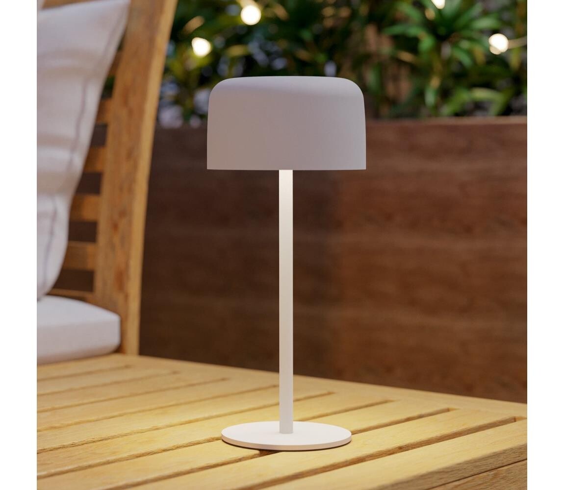 Eglo 901892 - LED Solární stolní lampa ROCCANOVA LED/2,8W/3,7V IP44 bílá 901892