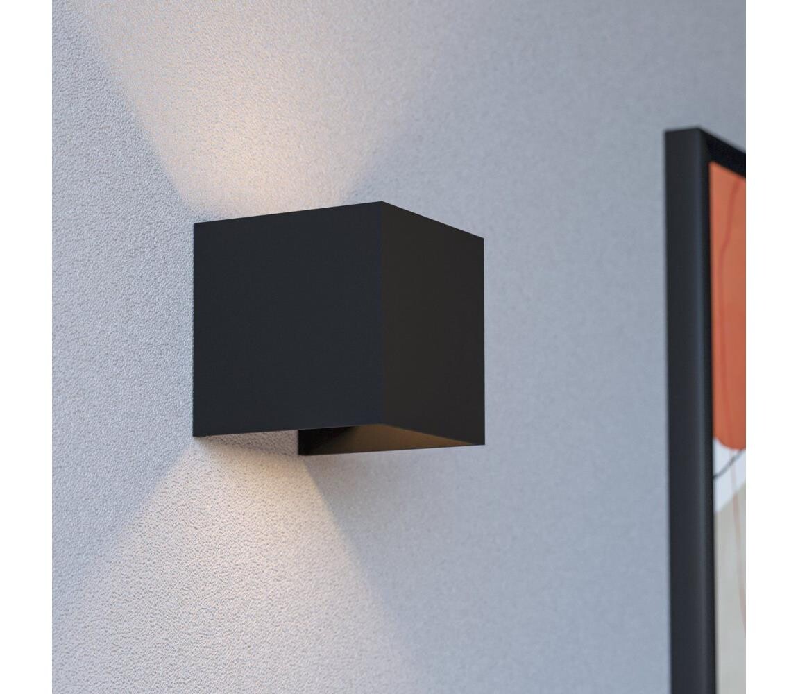 Eglo 74115-LED St. ven. nás. svítidlo se senzorem RINCINE LED/2,2W/5V IP44 černá 74115