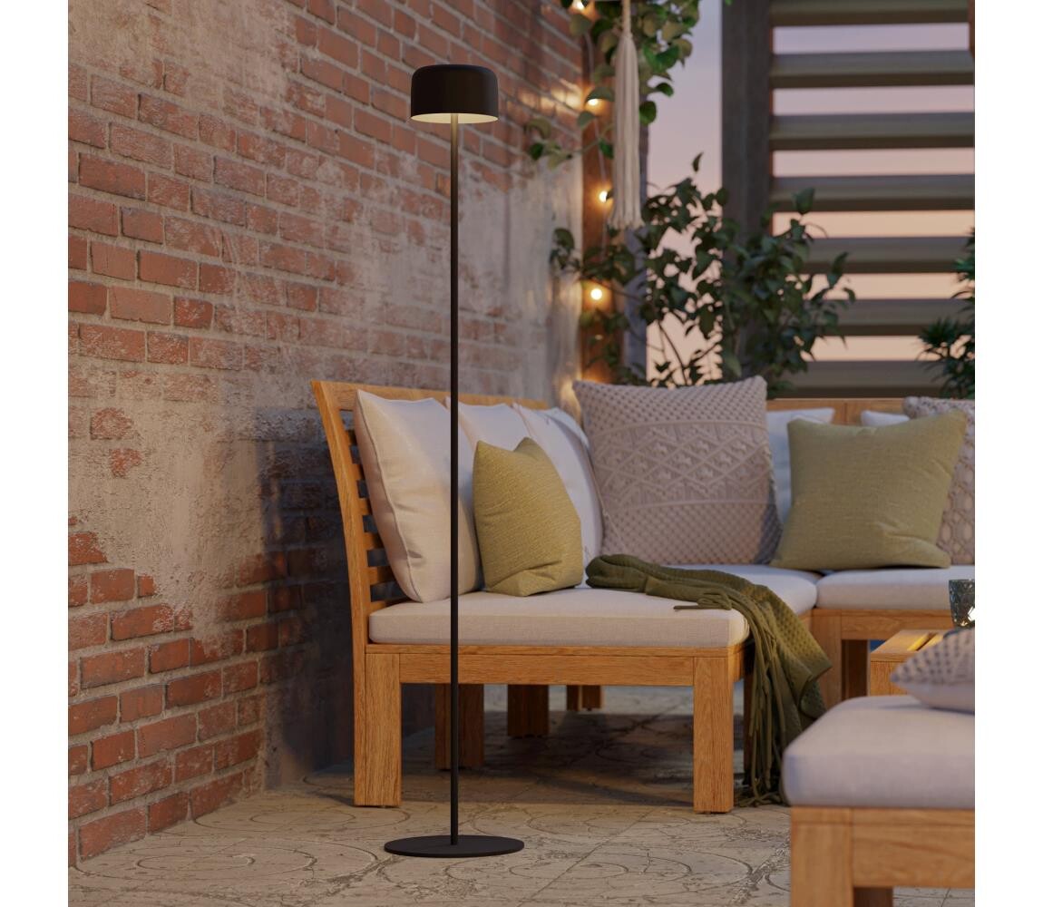 Eglo 901891 - LED Solární stojací lampa ROCCANOVA LED/2,8W/3,7V IP44 černá 901891