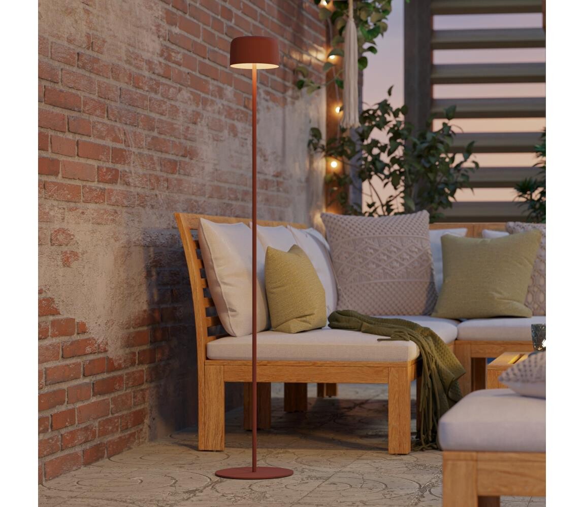 Eglo 901897 -LED Solární stojací lampa ROCCANOVA LED/2,8W/3,7V IP44 oranžová 901897