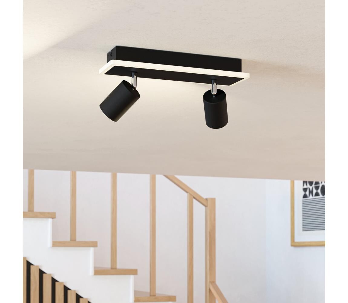 Eglo 901635 - LED Bodové svítidlo RIMBOCCHI LED/12W/230V černá 901635