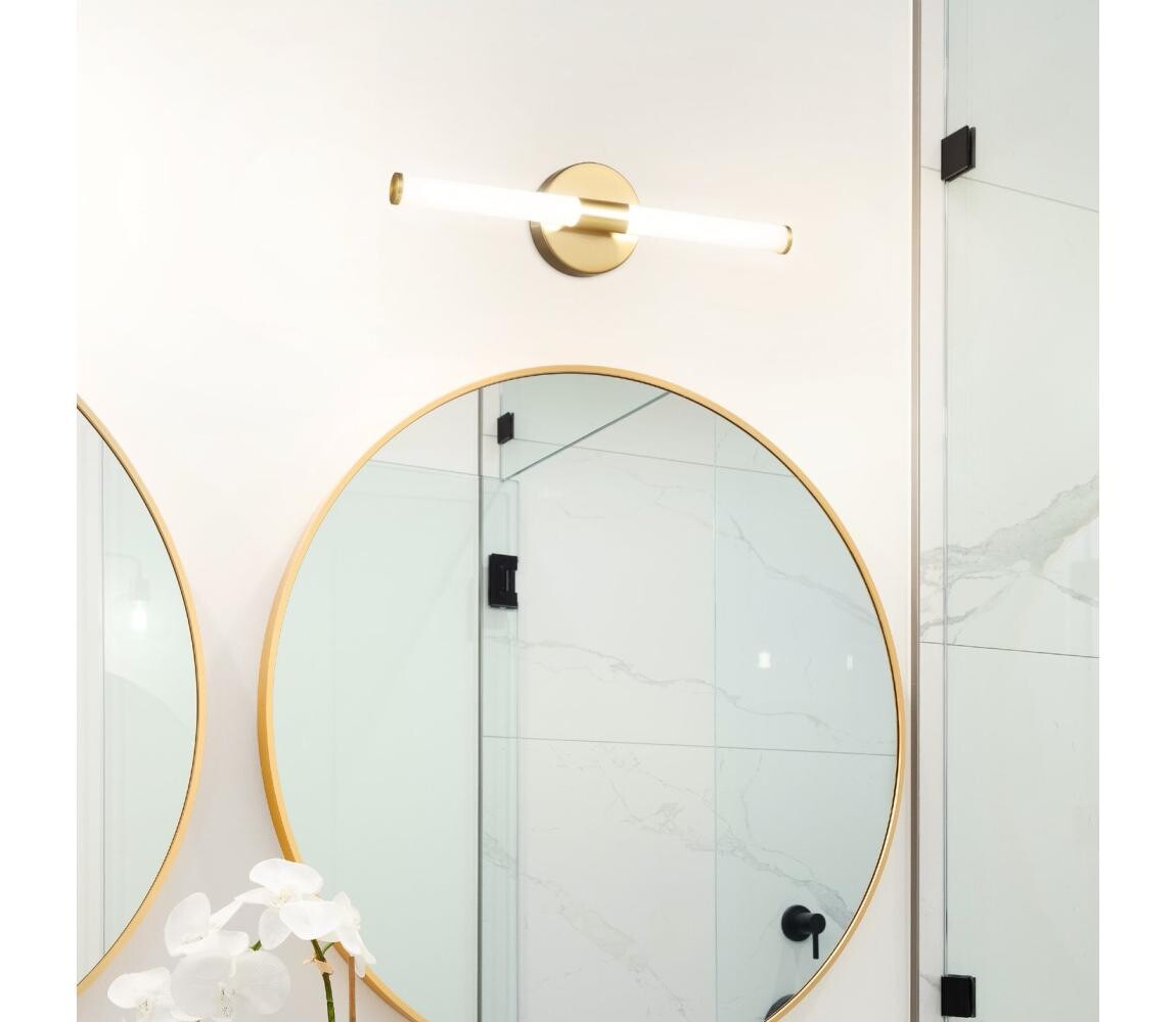 Eglo 901854 - LED Koupe. osvětlení zrcadla RAMOLA LED/7,5W/230V 45cm IP44 zlatá 901854