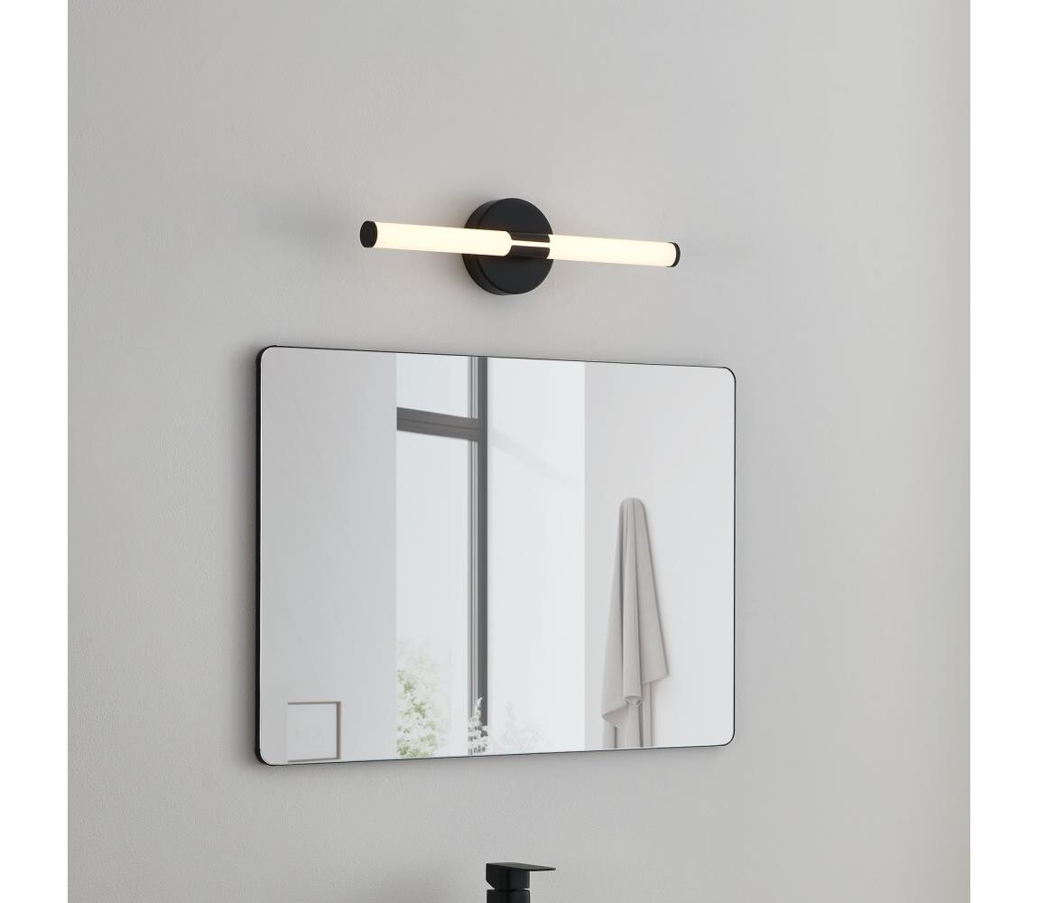 Eglo 901852 - LED Koupel. osvětlení zrcadla RAMOLA LED/7,5W/230V 45cm IP44 černá 901852