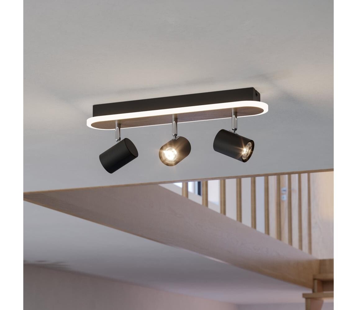 Eglo 901633 - LED Bodové svítidlo RIMBOCCHI LED/20W/230V hnědá/černá 901633