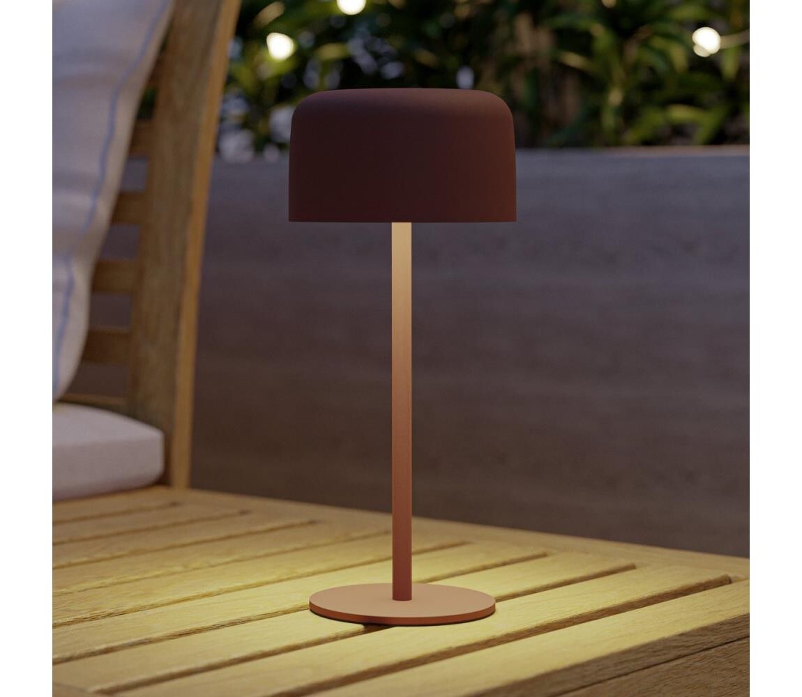 Eglo 901896 - LED Solární stolní lampa ROCCANOVA LED/2,8W/3,7V IP44 oranžová 901896