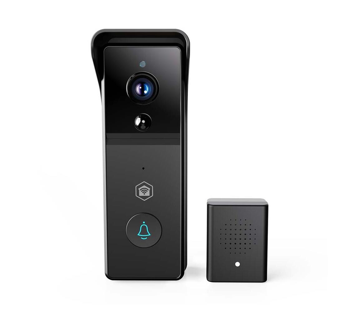 WIFICDP21BK - Videozvonek se senz. 4400 mAh Full HD 1296p IP44 Wi-Fi Tuya WIFICDP21BK