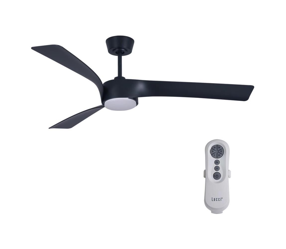 Lucci air 213358 - LED Stmívatelný látor LINE 1xGX53/12W/230V černá + DO 213358