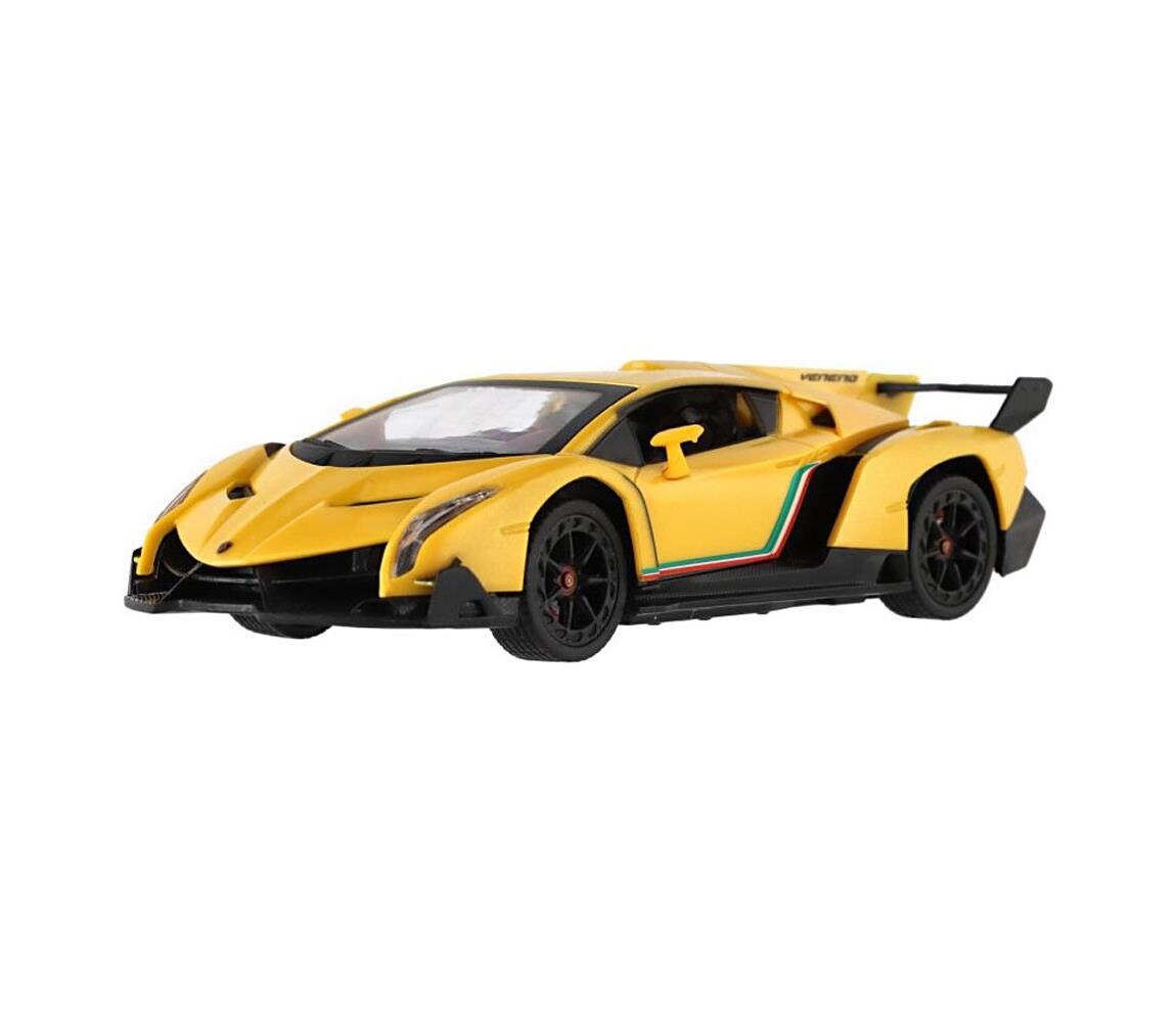 Teddies RC auto na dálkové ovládání Lamborghini 3xAA + 2xAA žlutá 00800581