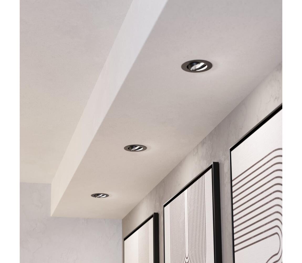 Eglo 902281-SADA 3xLED Stm. podh. svítidlo SALICETO LED/6,4W/230V pr.8,8cm černá 902281