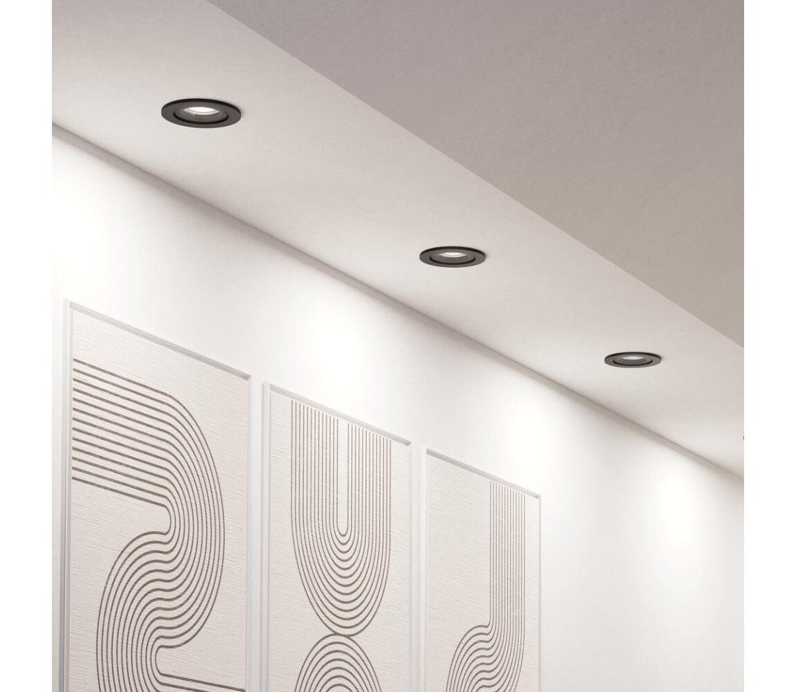 Eglo 902287 - SADA 3xLED RGBW Stm. pod. svítidlo SALICETO-Z LED/4,7W/230V černá 902287