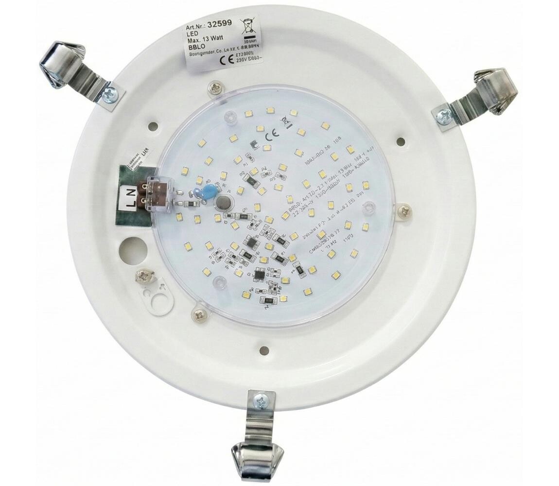 Eglo - LED Montura ke stropnímu svítidlu se zdrojem LED/11W/230V pr. 30 cm 8590828001072