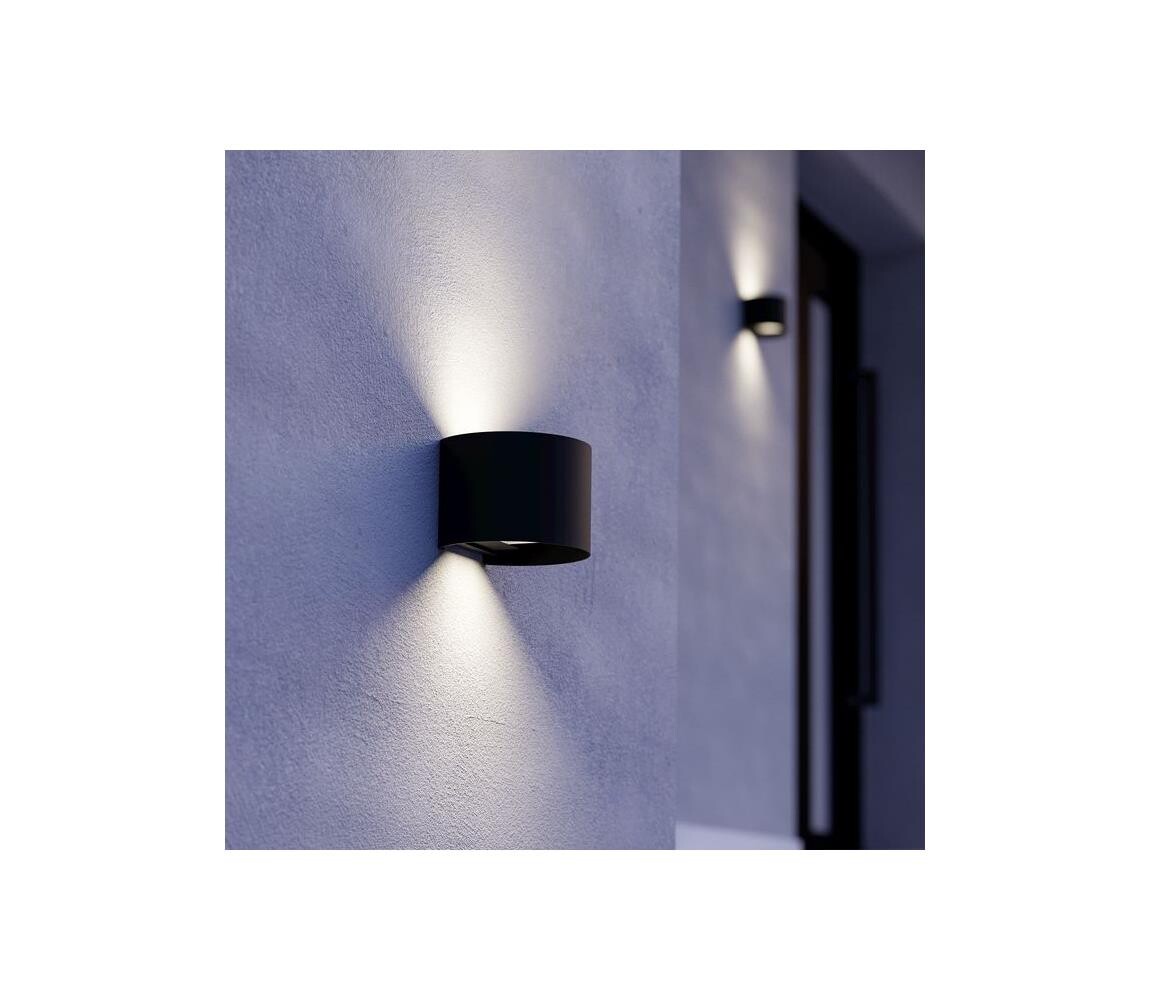 Eglo 901844 - LED Venkovní nástěnné svítidlo CALPINO 2xLED/2,8W/230V IP54 černá 901844