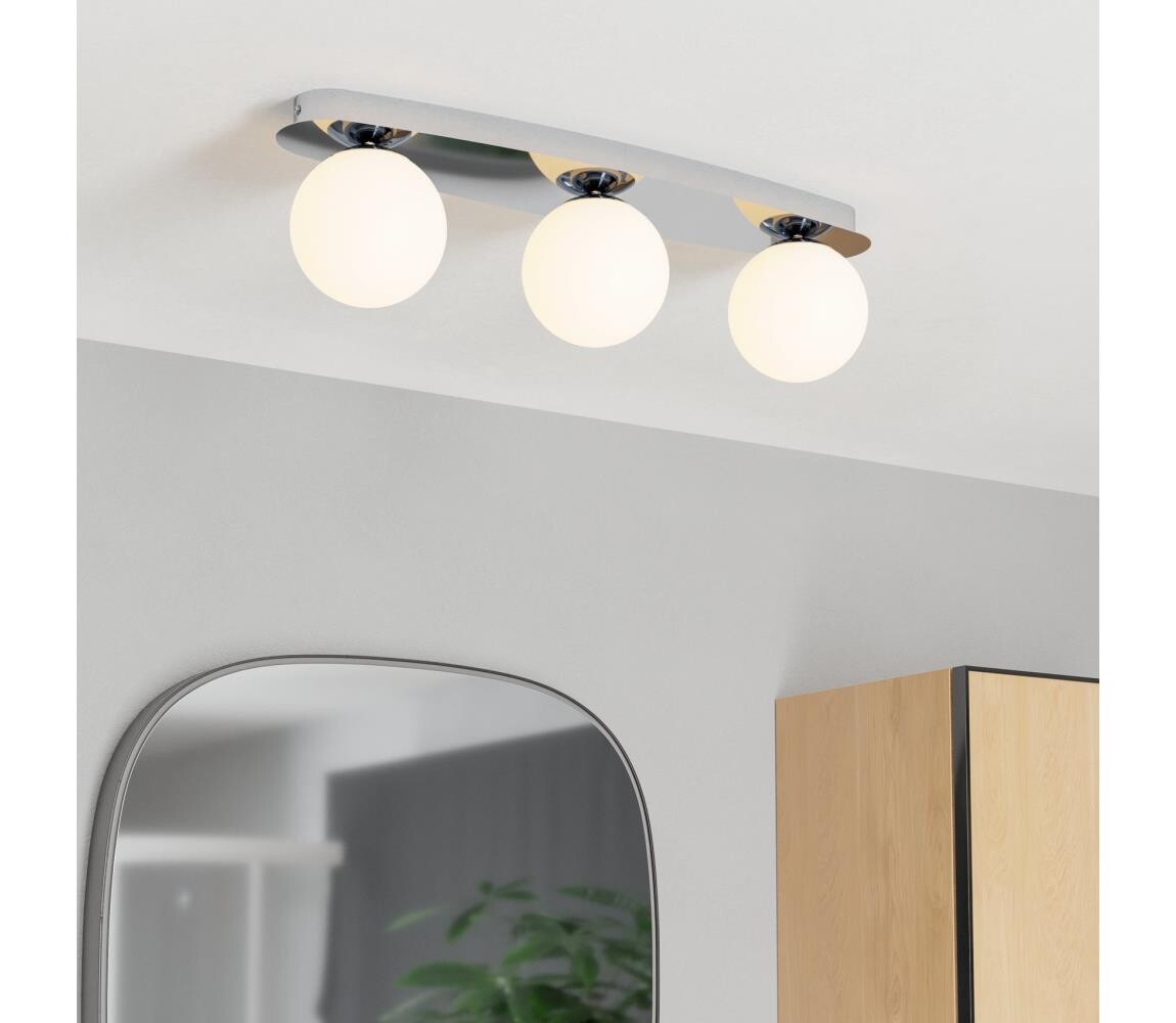 Eglo 902096 - LED Koup. stropní svítidlo CASTROVIDO 3xG9/4,2W/230V IP44 chrom 902096