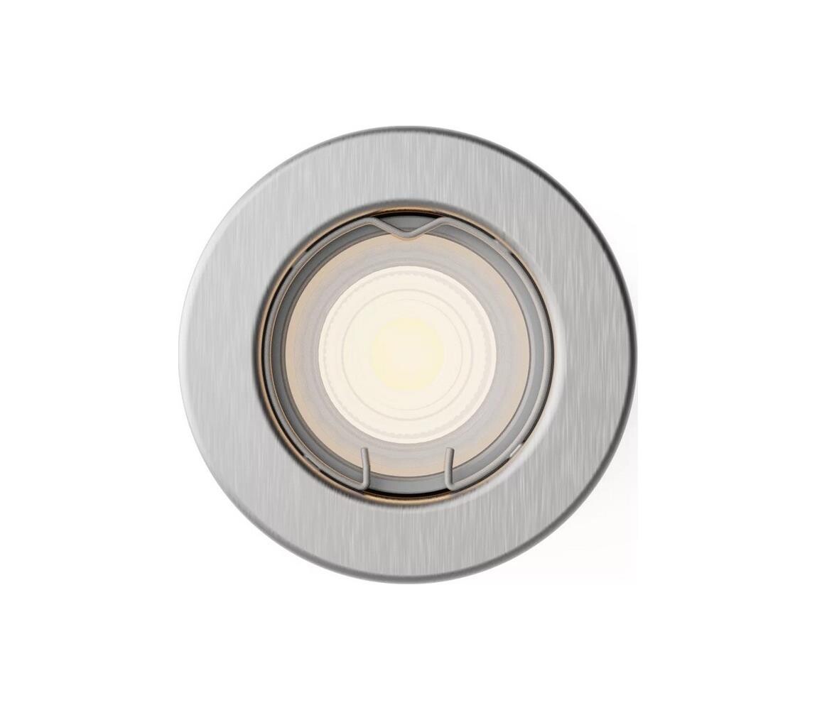 Philips - Podhledové svítidlo PERIDOT 1xGU10/7W/230V stříbrná 872016939276200