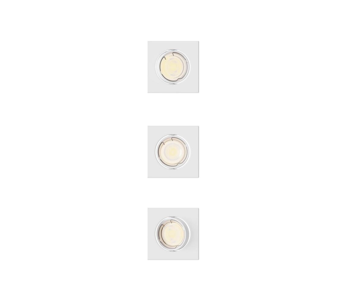 Philips - SADA 3x Podhledové svítidlo PERIDOT 1xGU10/7W/230V bílá 872110303701500