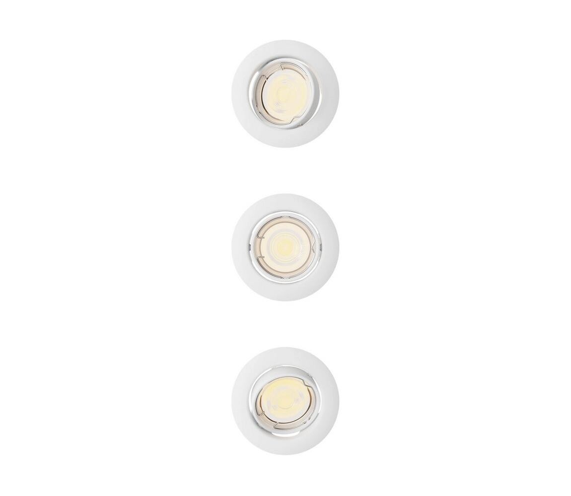 Philips - SADA 3x Podhledové svítidlo PERIDOT 1xGU10/7W/230V bílá 872110303697100