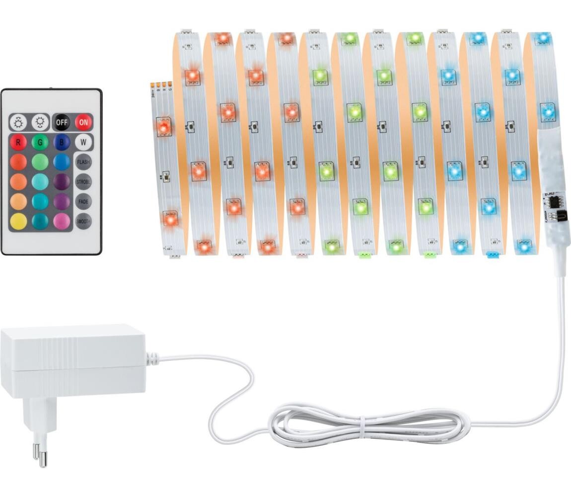 Paulmann 3988 - LED RGBW/13W Stmívatelný pásek TIP 5 m 230V + dálkové ovládání 3988