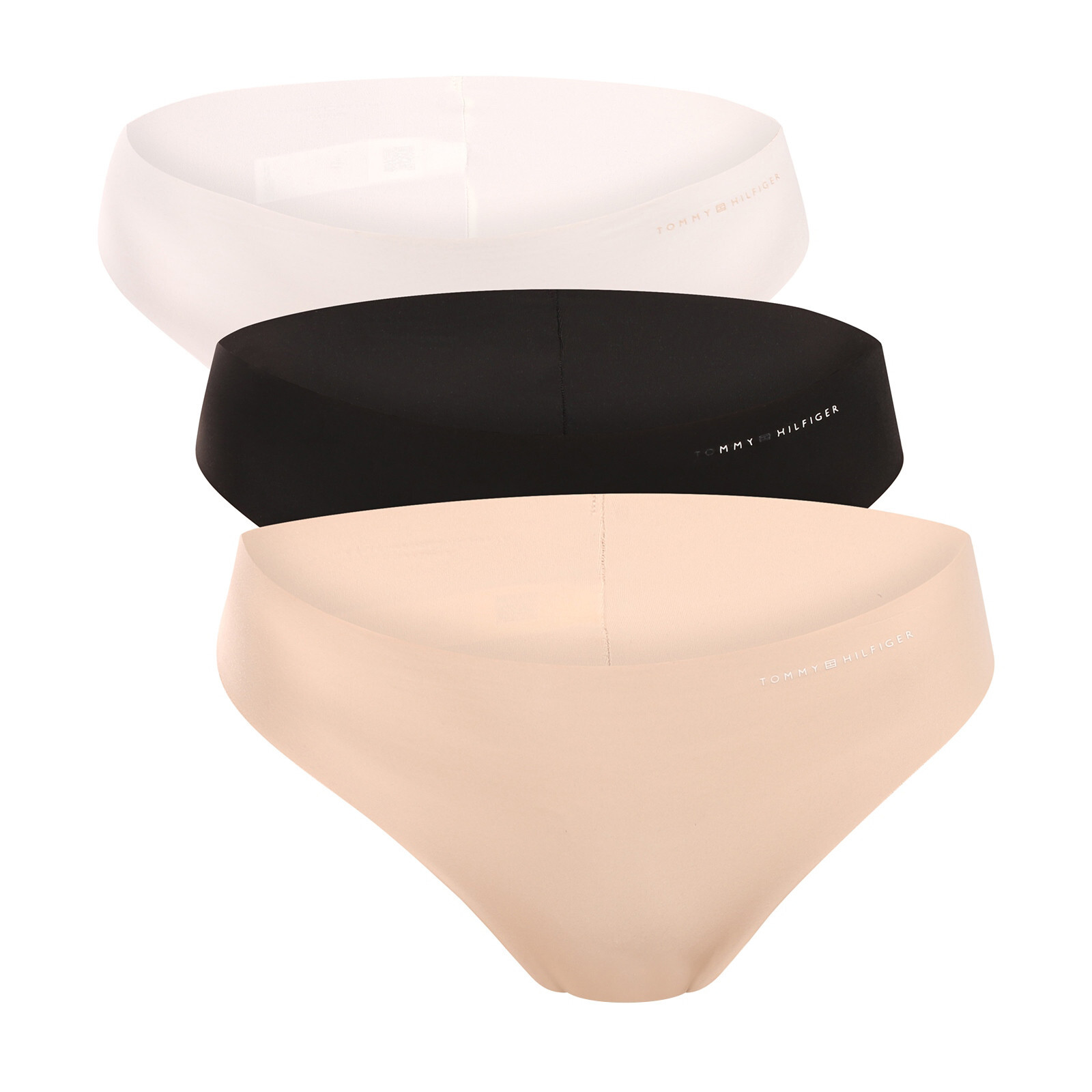 3PACK dámské kalhotky brazilky Tommy Hilfiger bezešvé vícebarevné (UW0UW06341 0RS) XL