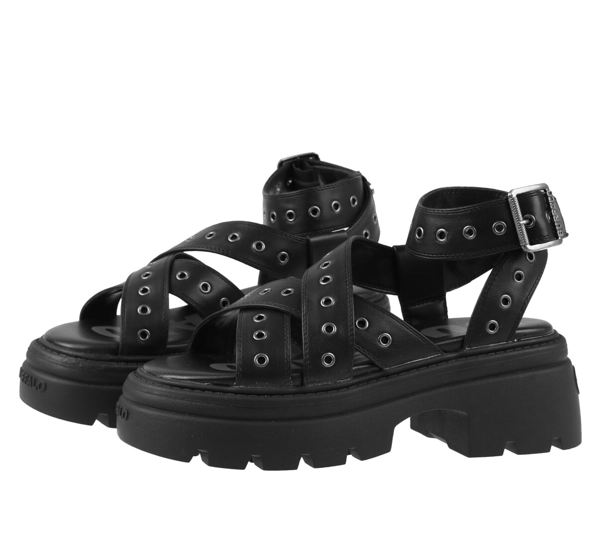 žabky unisex - VEGA MSS RIV - BUFFALO - 1602360-BLK 37