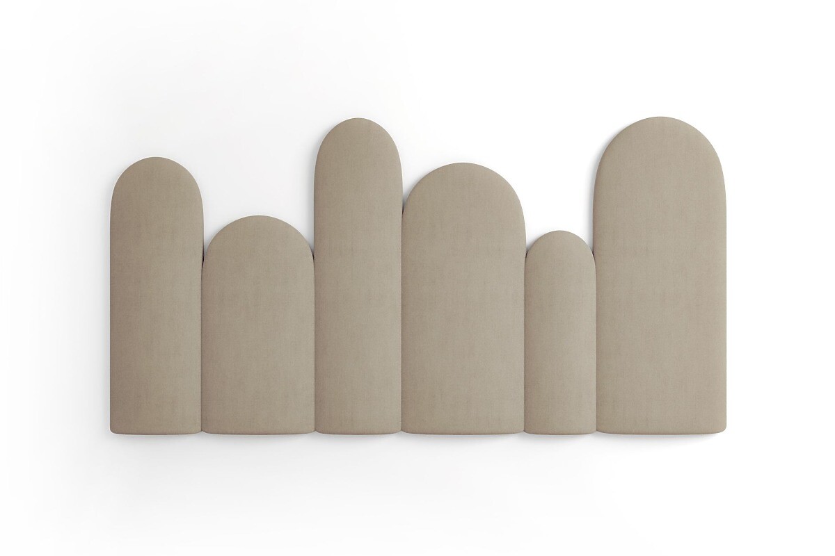 Čalouněné panely Trinity Plotek – světlý bežový 01