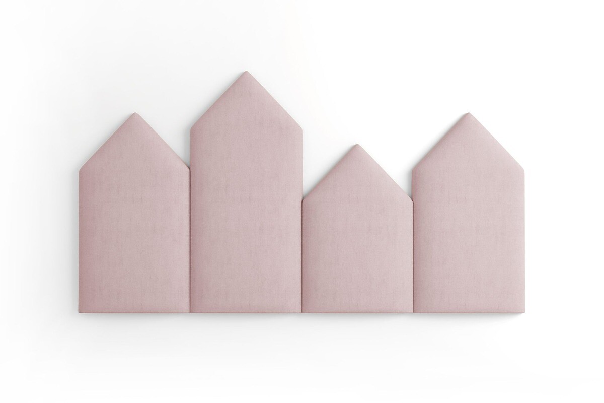 Čalouněné panely Trinity Špička – růžová 01