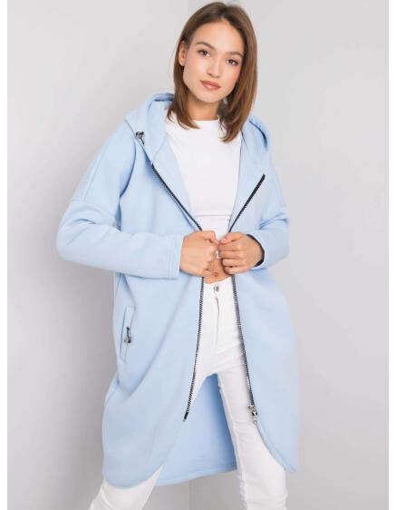 Dámská mikina Tina RUE PARIS světle modrá