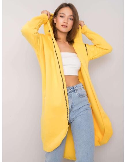 Dámská mikina Tina RUE PARIS žlutá